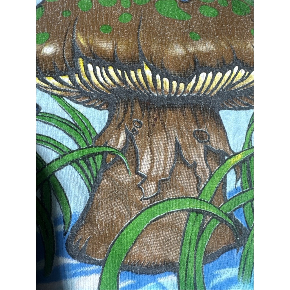 Vtg 2003 Liquid Blue Alice In Wonderland Tie Dye Shirt Brian Fox Caterpillar M - Picture 6 of 16